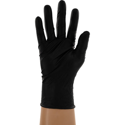 TGPF7S-Pallet, TGPF7M-Pallet, TGPF7L-Pallet, TGPF7XL-Pallet, TGPF7XXL-Pallet, N6MLGS-Pallet, N6MLGM-Pallet, N6MLGL-Pallet, N6MLGXL-Pallet, N6MLGXXL-Pallet, 6 MilGlove Industrial Grade Powder Free Black Nitrile Gloves - UNISAFE GLOVES