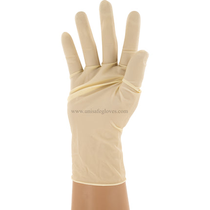 DBPF800S-CS, DBPF800M-CS, DBPF800L-CS, DBPF800XL-CS, Diamondback Heavy Duty Powder Free Latex Exam Gloves, Case - UNISAFE GLOVES