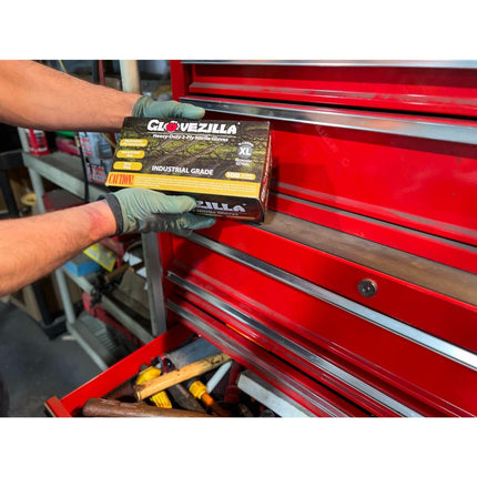 GZ700S-CS, GZ700M-CS, GZ700L-CS, GZ700XL-CS, GZ700XXL-CS, GZ700S-Pallet, GZ700M-Pallet, GZ700L-Pallet, GZ700XL-Pallet, GZ700XXL-Pallet,Glovezilla 8.5 Mil Dual-Layer Heavy-Duty Nitrile Gloves w/ Raised Diamond Texture - UNISAFE GLOVES