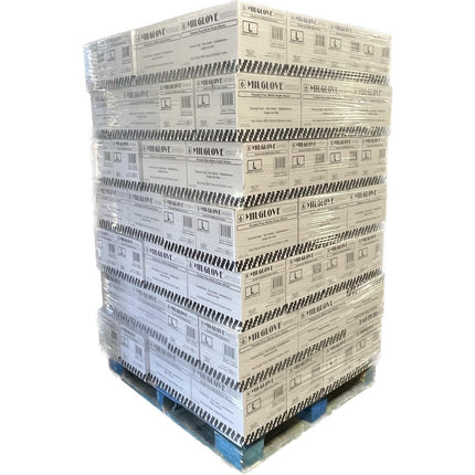 N6MLGS-Pallet, N6MLGM-Pallet, N6MLGL-Pallet, N6MLGXL-Pallet, N6MLGXXL-Pallet, Pallet (96 Cases) of 6 MilGlove Industrial Grade Powder Free Black Nitrile Gloves - UNISAFE GLOVES