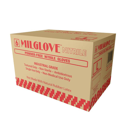N6MLGS-Pallet, N6MLGM-Pallet, N6MLGL-Pallet, N6MLGXL-Pallet, N6MLGXXL-Pallet, Pallet (96 Cases) of 6 MilGlove Industrial Grade Powder Free Black Nitrile Gloves - UNISAFE GLOVES