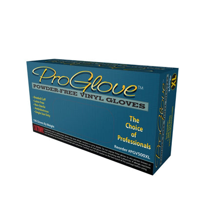 PGV500S-CS, PGV500M-CS, PGV500L-CS, PGV500XL-CS, ProGlove Powder Free Industrial Grade Vinyl Gloves, Case - UNISAFE GLOVES