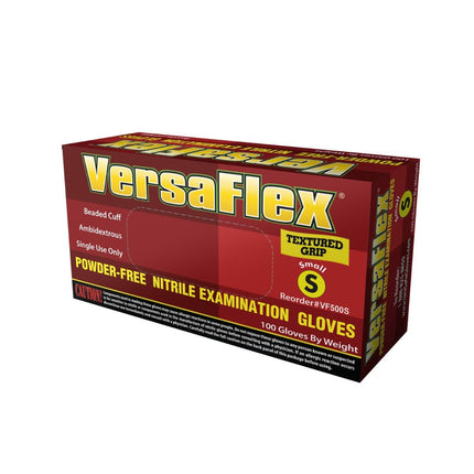 VF500S-Pallet, VF500M-Pallet, VF500L-Pallet, VF500XL-Pallet, VF500XXL-Pallet, VF500S-CS, VF500M-CS, VF500L-CS, VF500XL-CS, VF500XXL-CS, VersaFlex Powder Free Nitrile Exam Gloves