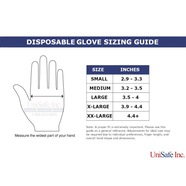 Nitrile gloves newest size large